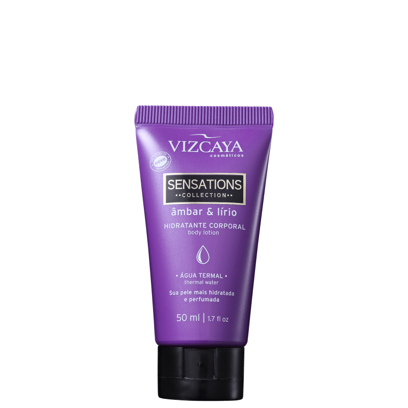 Vizcaya Sensations Âmbar & Lírio - Creme Hidratante Corporal 50ml
