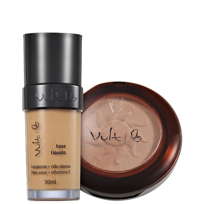 Kit Vult Make Up 04 Marrom Duo Soleil (2 produtos)