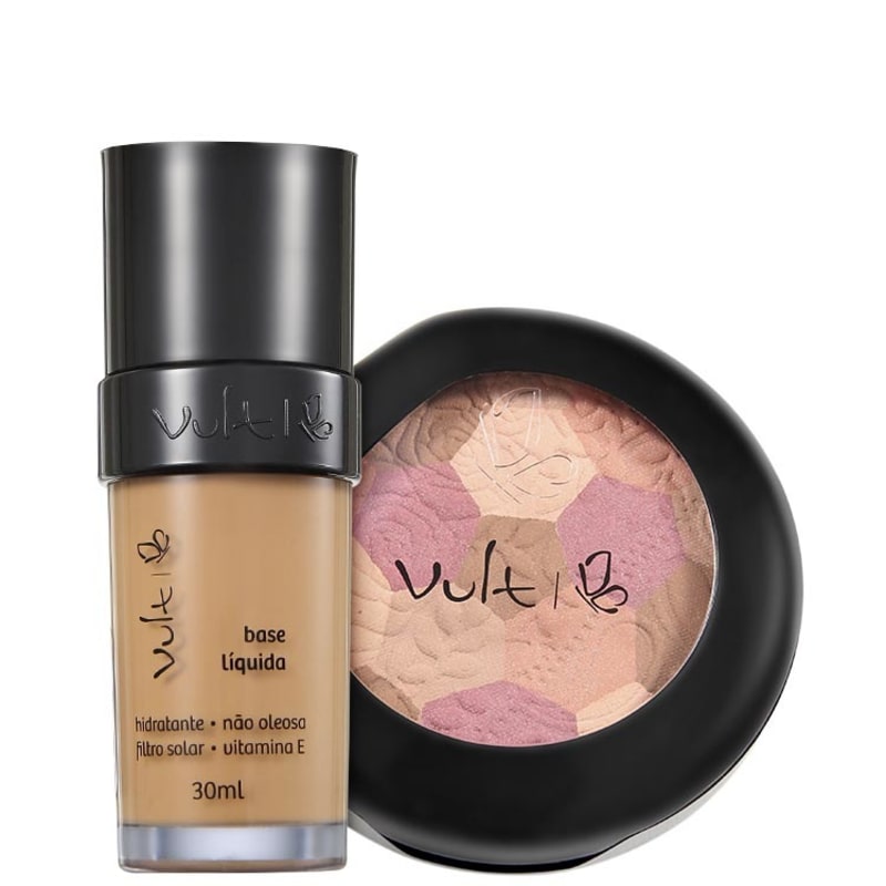 Kit Vult Make Up 04 Marrom Mosaico (2 produtos)