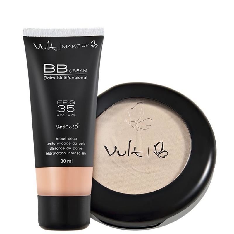 Kit Vult Make Up Balm Bege Translúcido (2 produtos)