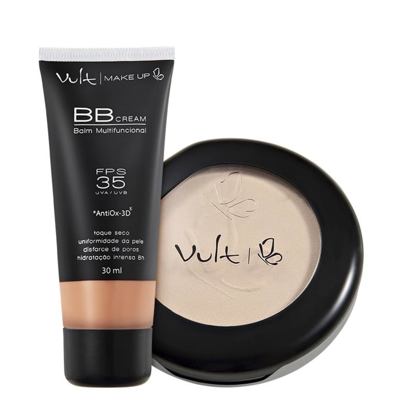 Kit Vult Make Up Balm Marrom Translúcido (2 produtos)