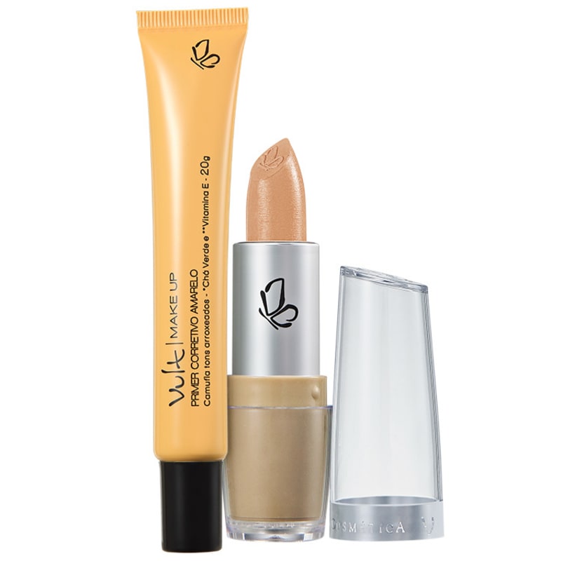 Kit Vult Make Up Corretivo Primer Amarelo (2 produtos)