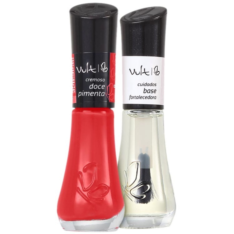 Kit Vult Unhas Base Fortalecedora + Doce Pimenta (2 produtos)