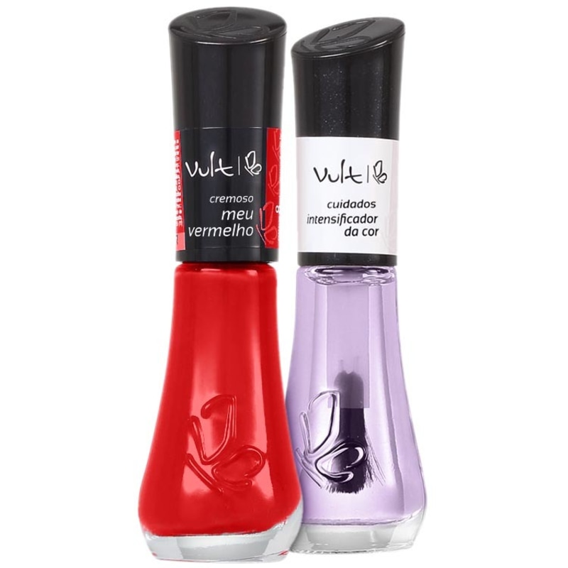 Kit Vult Unhas Meu Vermelho Intensificador Duo (2 produtos)