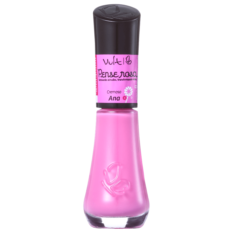 Vult Unhas Pense Rosa Ana - Esmalte Cremoso 8ml