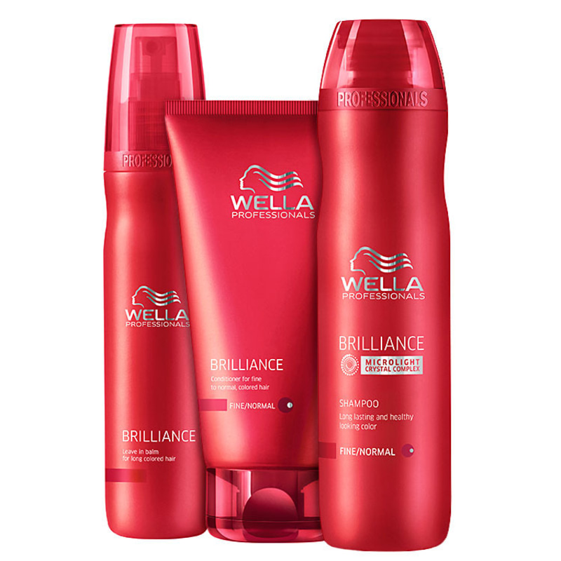 Wella Professionals Brilliance Balm Kit (3 Produtos)