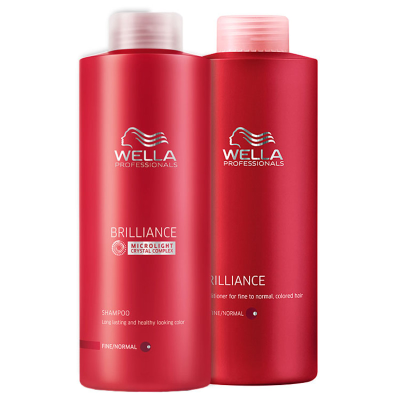 Wella Professionals Brilliance Duo Kit Litro (2 Produtos)