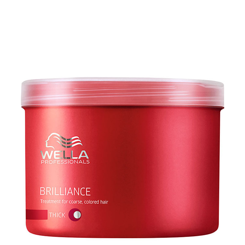 Wella Professionals Brilliance Mask Cabelo Grosso - Máscara de Tratamento 500ml