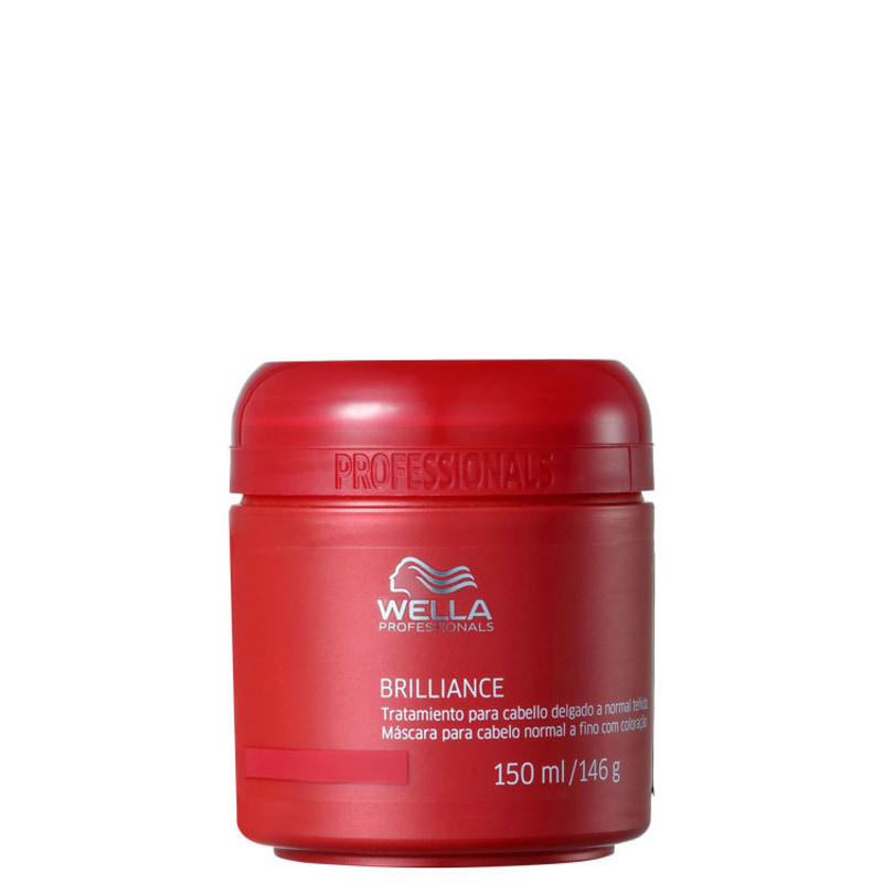Wella Professionals Brilliance Mask Cabelo Normal a Fino - Máscara de Tratamento 150ml