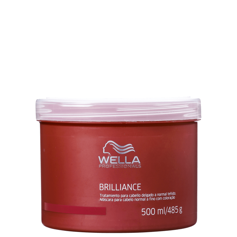 Wella Professionals Brilliance Mask Cabelo Normal a Fino - Máscara de Tratamento 500ml