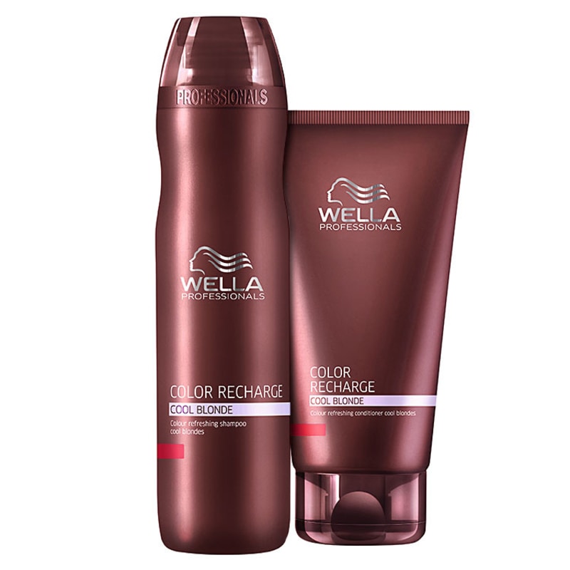 Wella Professionals Color Recharge Cool Blonde Duo Kit (2 Produtos)