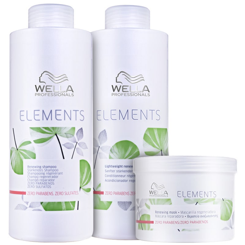 Wella Professionals Elements Renewing Trio Salon Kit (3 Produtos)