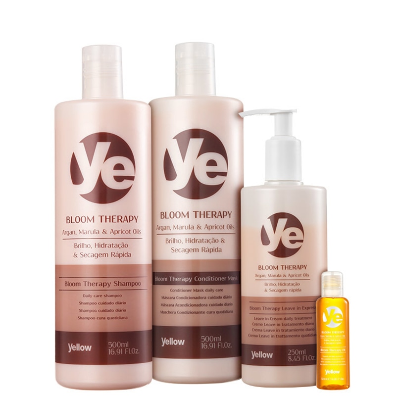 Yellow Bloom Therapy Oil - Kit Completo (4 Produtos)