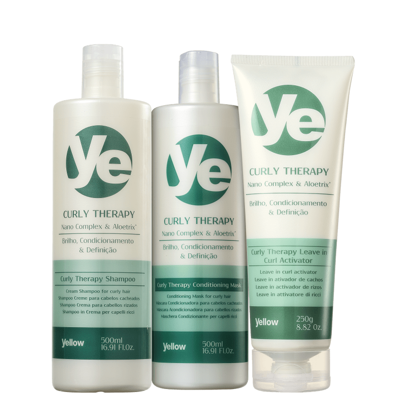 Yellow Curly Therapy Activator Kit (3 Produtos)