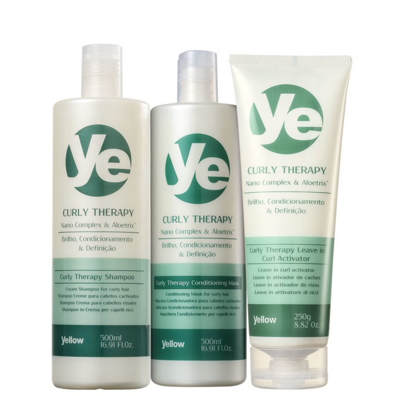 Yellow Curly Therapy Activator Kit (3 Produtos)
