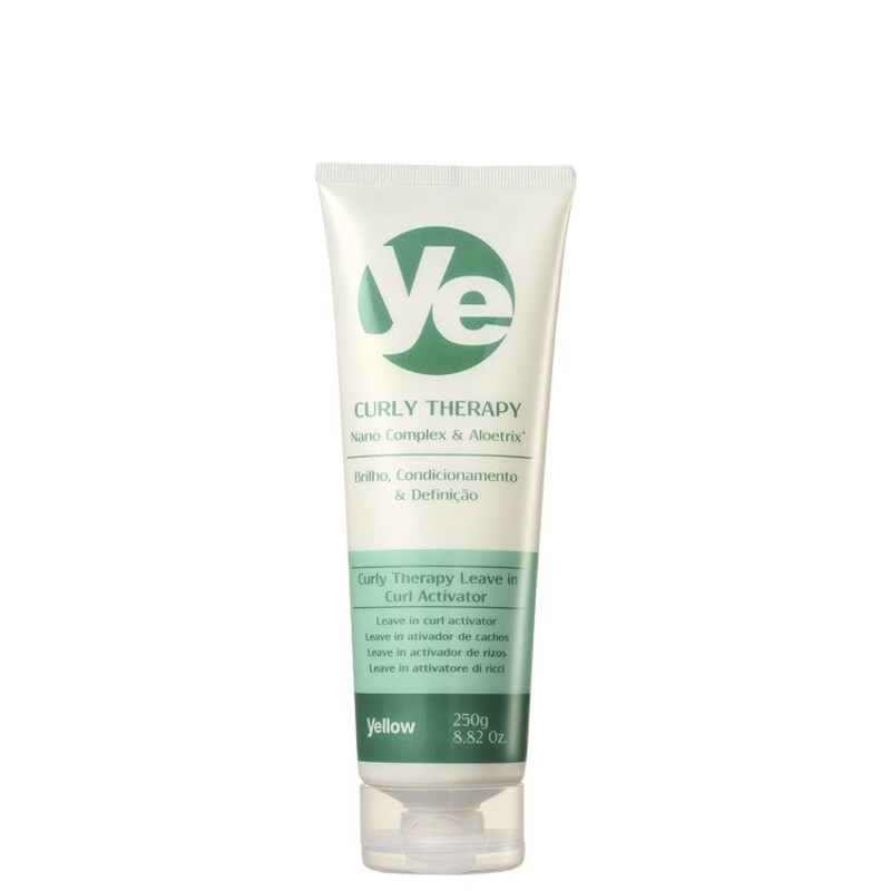Yellow Curly Therapy Leave In Curl Activator - Leave-In Ativador de Cachos 250ml