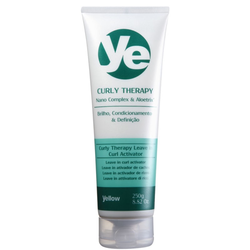 Yellow Curly Therapy Leave In Curl Activator - Leave-In Ativador de Cachos 250ml