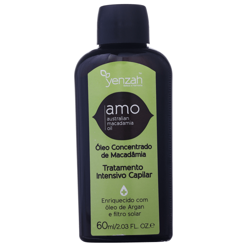 Yenzah Amo Australian Macadamia Oil Tratamento Intensivo Capilar - Óleo de Tratamento 60ml