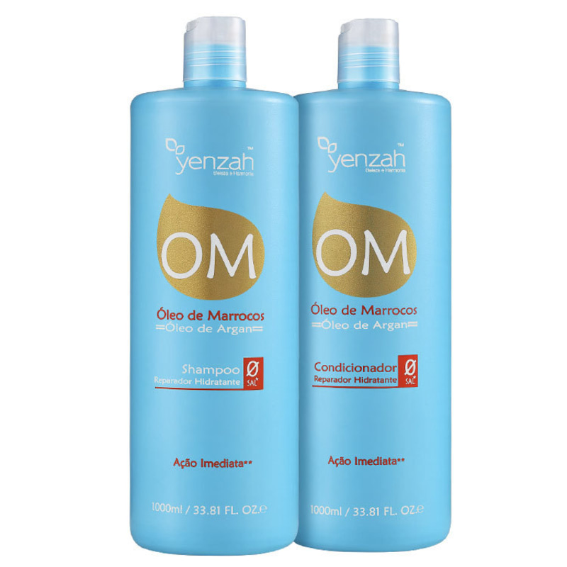 Yenzah OM Óleo de Marrocos Óleo de Argan Salon Duo Kit (2 Produtos)