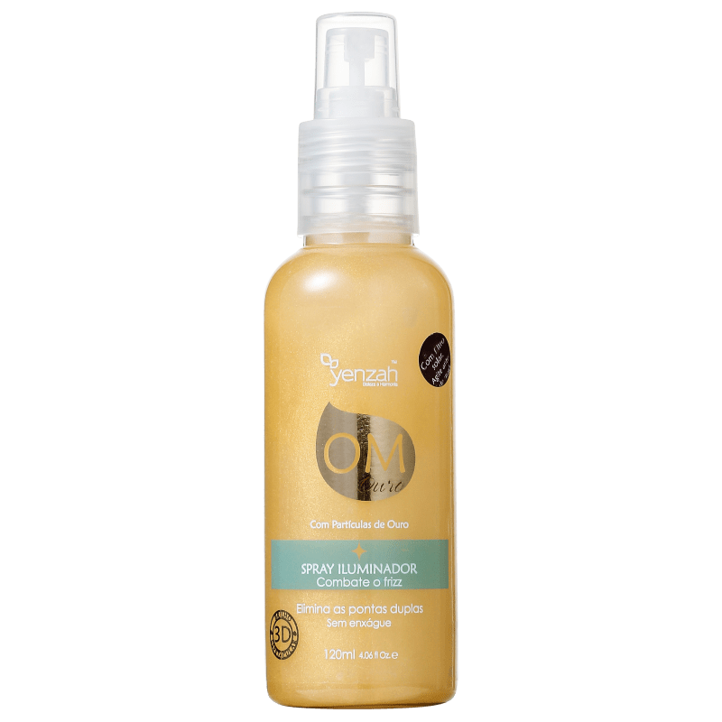 Yenzah OM Ouro Iluminador - Spray de Brilho 120ml
