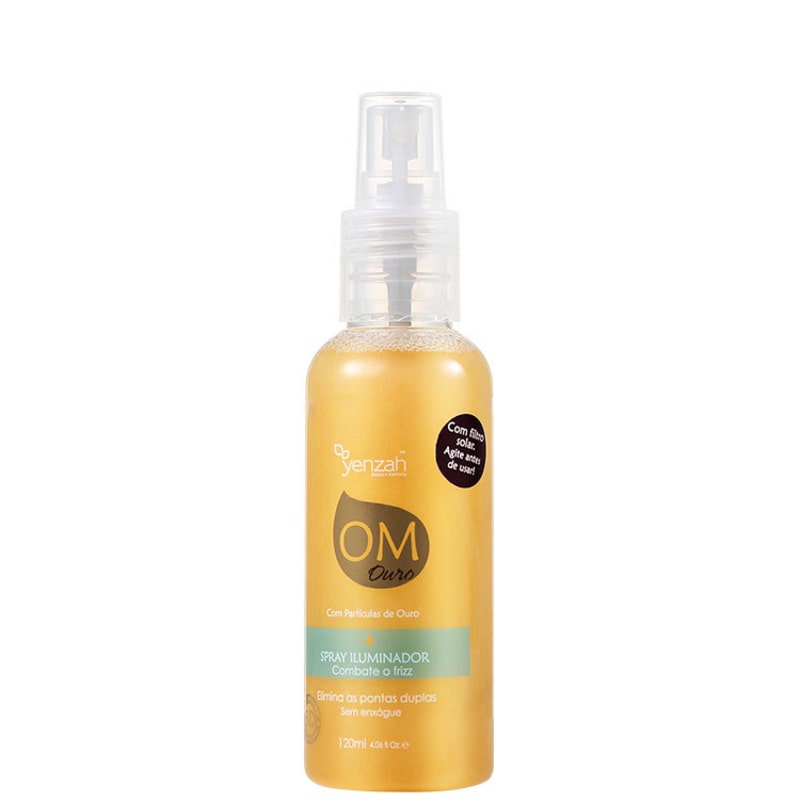 Yenzah OM Ouro Iluminador - Spray de Brilho 120ml