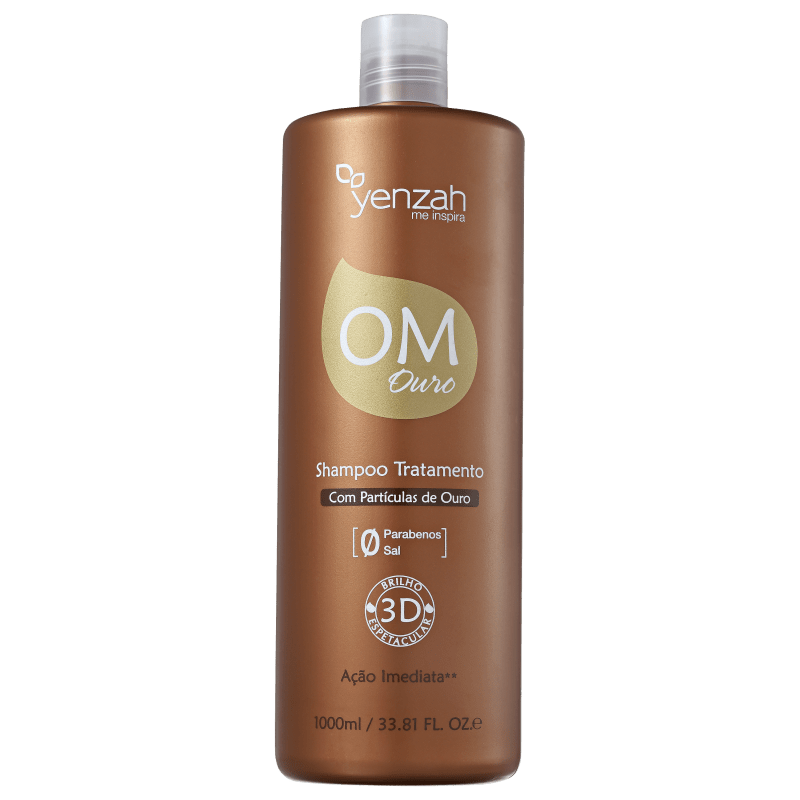 Yenzah OM Ouro Shampoo Tratamento Profissional - Shampoo 1000ml