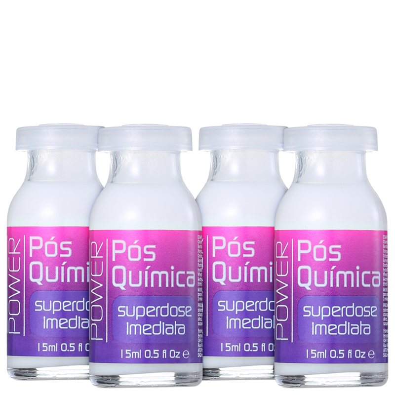 Yenzah Power Pós-Química - Ampola 4x15ml