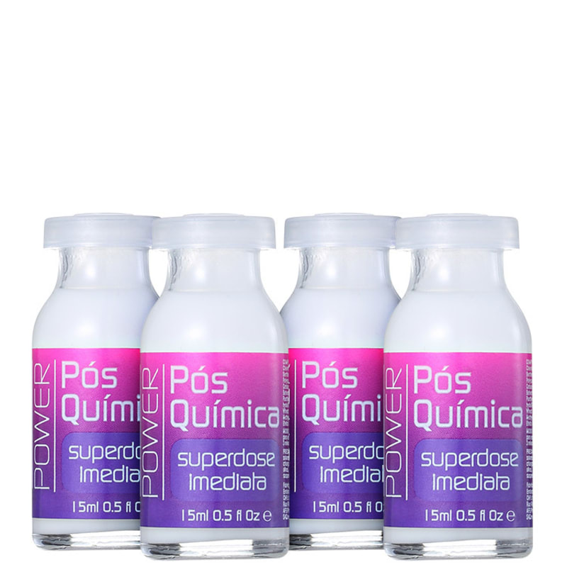 Yenzah Power Pós-Química - Ampola 4x15ml