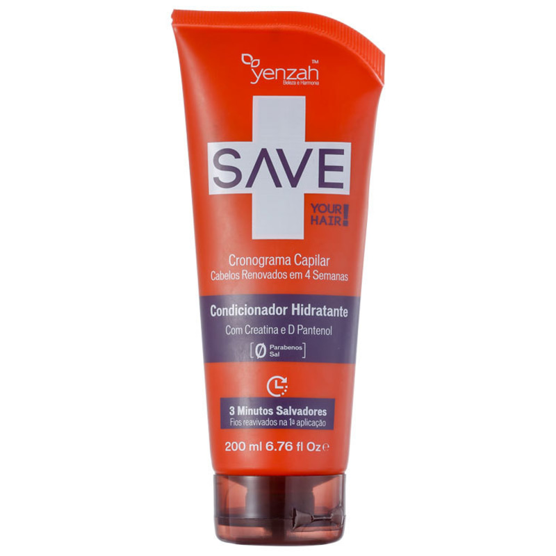 Yenzah Save Cronograma Capilar Hidratante - Condicionador 200ml