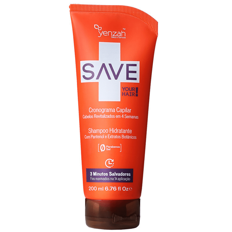 Yenzah Save Cronograma Capilar Hidratante - Shampoo 200ml