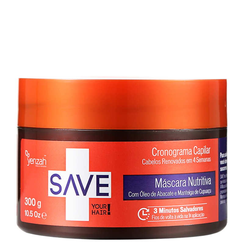 Yenzah Save Cronograma Capilar Nutritiva - Máscara 300g