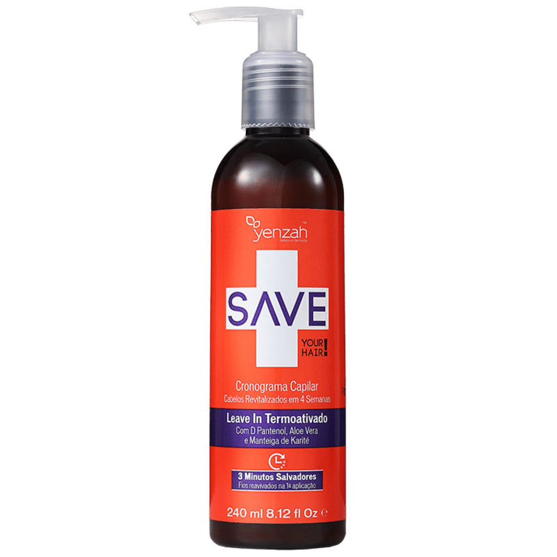 Yenzah Save Cronograma Capilar Termoativado - Leave-In 240ml