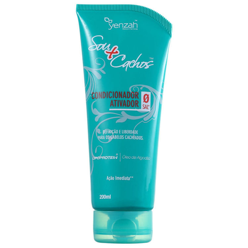 Yenzah Sou+Cachos Condicionador Ativador - Condicionador 200ml