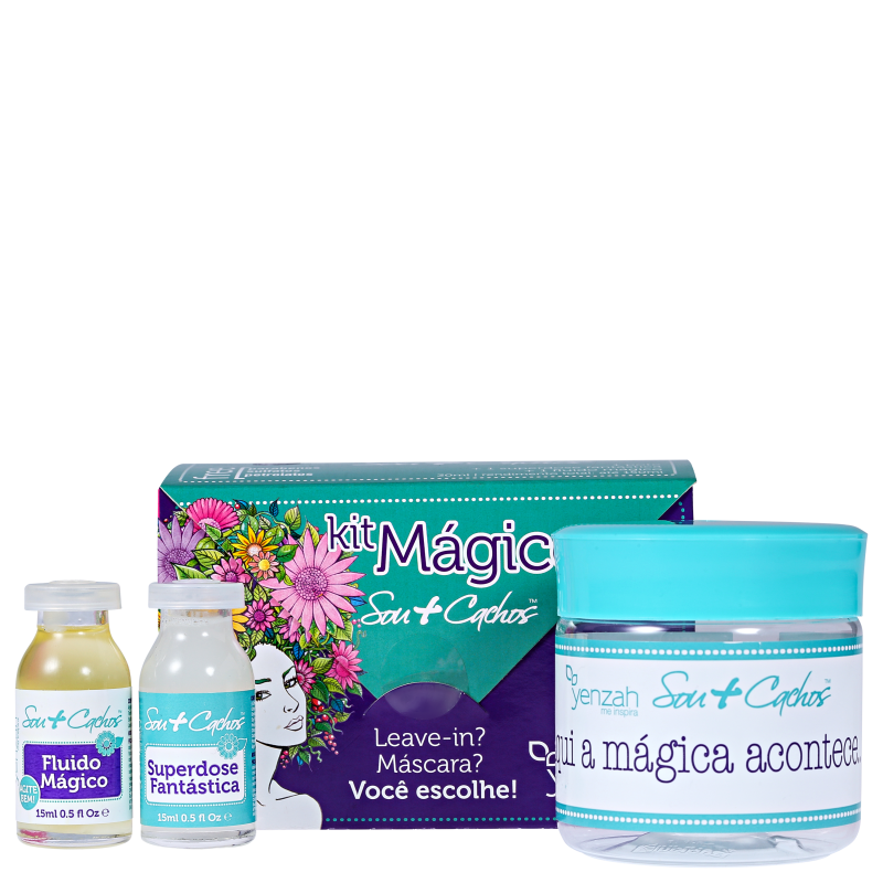 Yenzah Sou + Cachos Kit Mágico (2 Produtos)