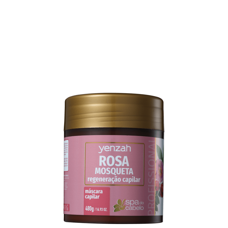 Yenzah SPA dos Cabelos Rosa Mosqueta - Máscara 480g