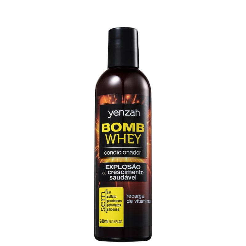 Yenzah Whey Bomb Cream Explosão de Crescimento - Condicionador 240ml