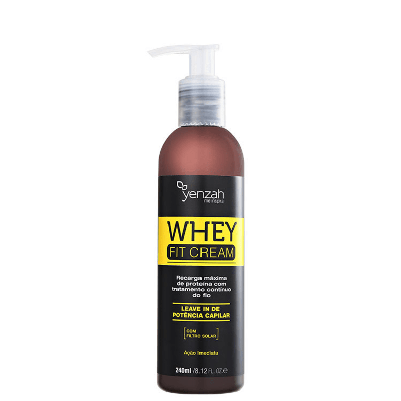 Yenzah Power Whey Fit Cream Potência Capilar - Leave-In 240g