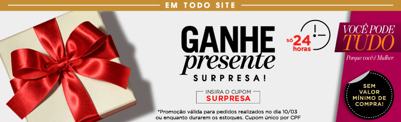 Presente Surpresa Dia da Mulher