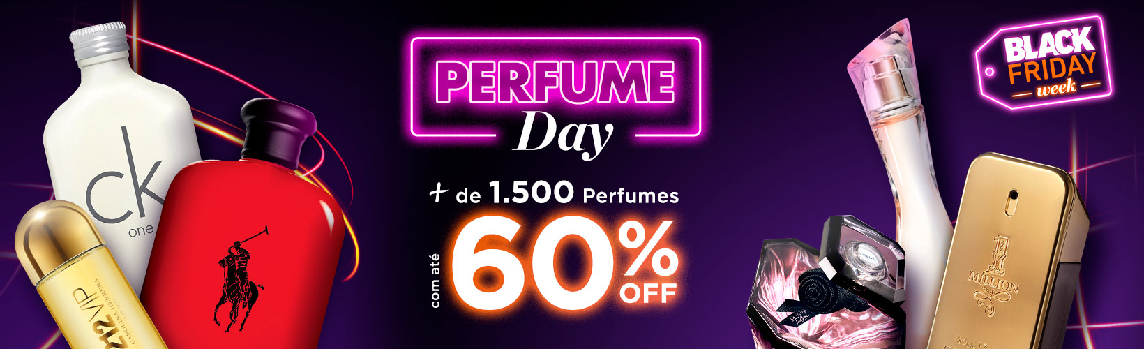 Promoção em Perfumes na Black Friday