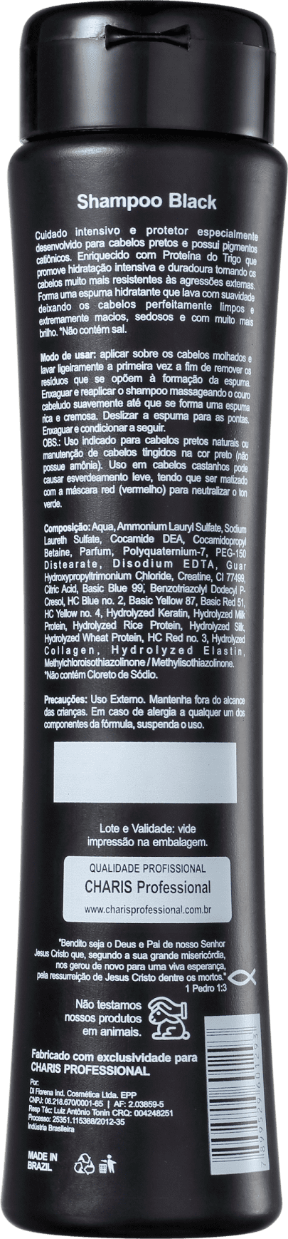 Charis Evolution Black Definition - Shampoo sem Sal 250ml