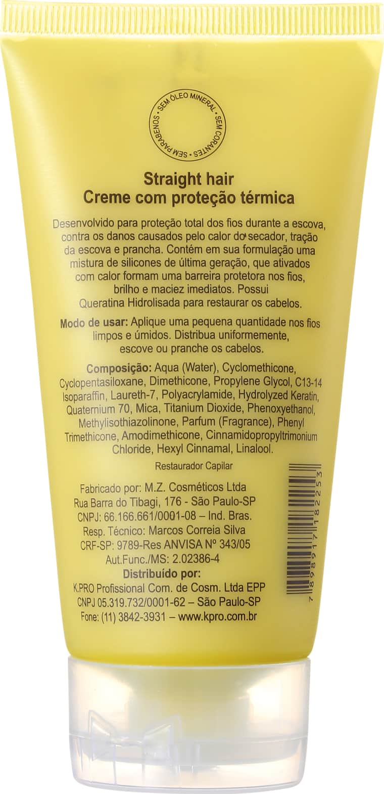 K.Pro Style Straight Hair - Protetor Térmico 150g