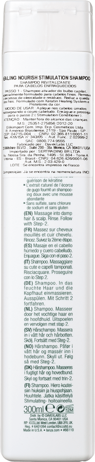 L'Anza Healing Nourish Stimulating - Shampoo Antiqueda 300ml