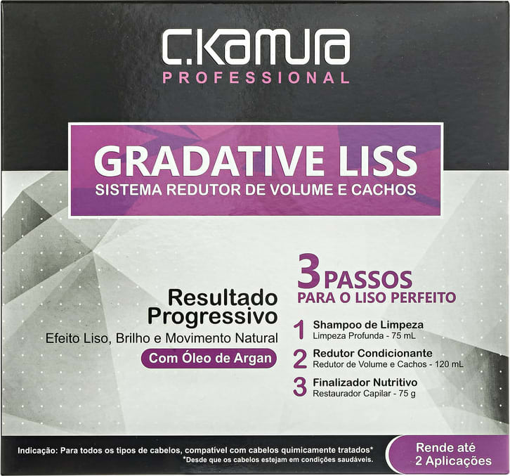 Kit C.Kamura Gradative Liss (3 Produtos)