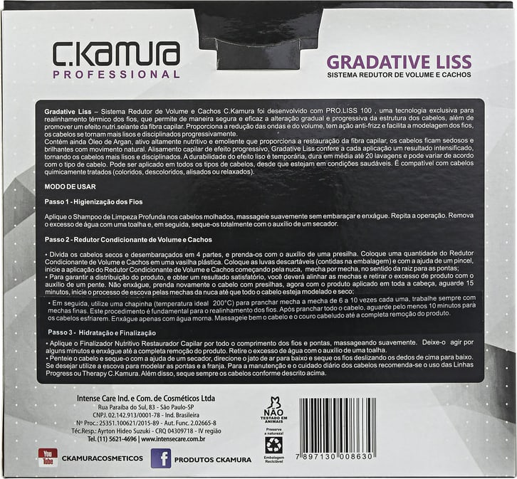Kit C.Kamura Gradative Liss (3 Produtos)