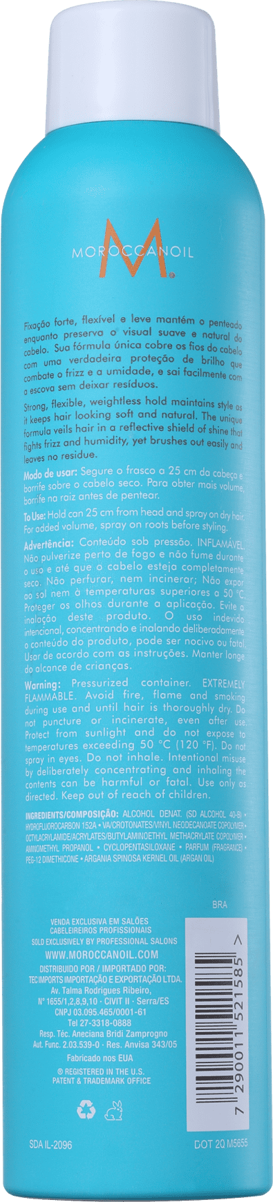 Moroccanoil Finish Luminous Strong - Spray Fixador 330ml