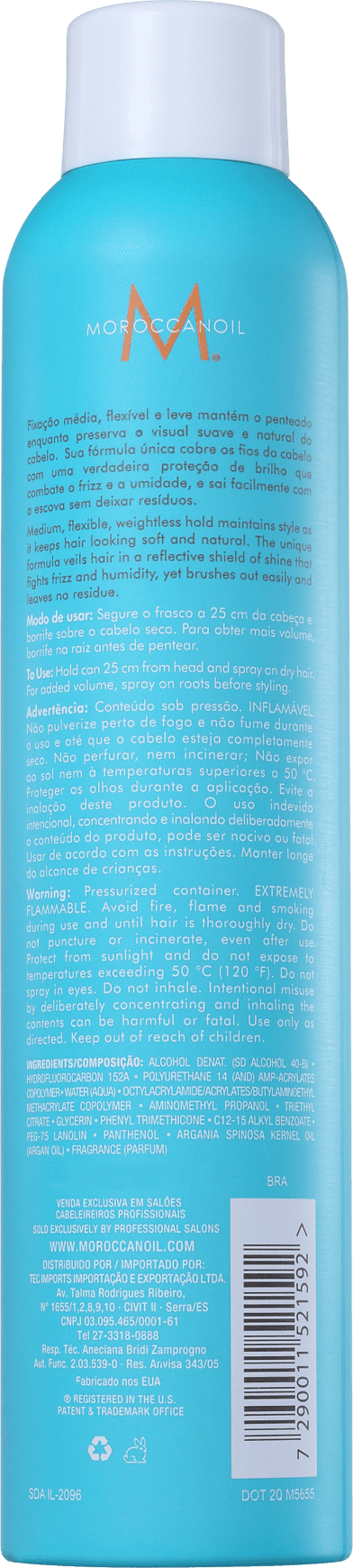 Moroccanoil Finish Luminous Medium - Spray Fixador 330ml