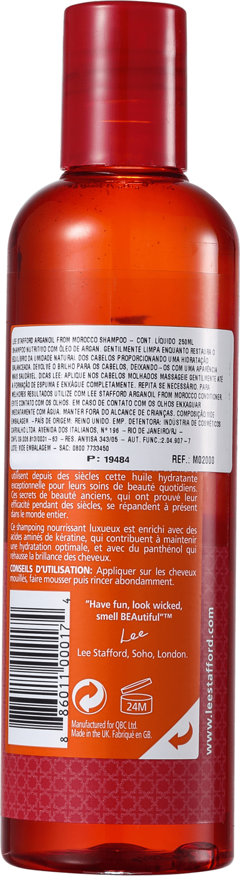 Lee Stafford Argan Oil From Marocco Nourishing - Shampoo 250ml
