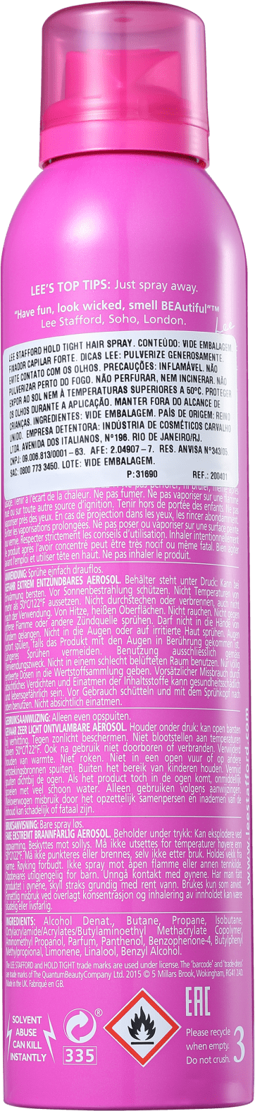 Lee Stafford Hold Tight - Spray Fixador 250ml