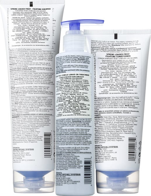 Kit Paul Mitchell Curls Spring Loaded Full Circle (3 Produtos)
