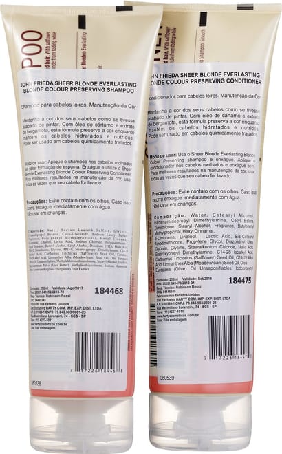 Kit John Frieda Sheer Blonde Everlasting Colour Preserving Duo (2 Produtos)